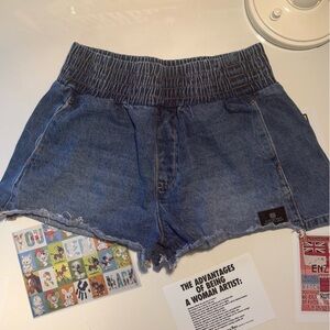BDG Dark Blue Denim Shorts